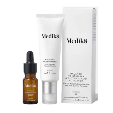 Medik8 Balance Moisturiser™ & Glycolic Acid Activator™ 50ml