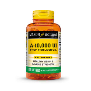 MASON natural Vitamina A 10,000 UI 100 cápsulas
