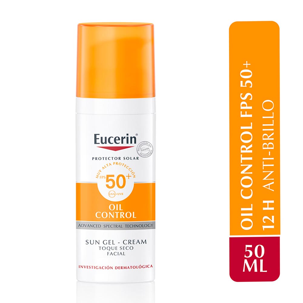 Eucerin Sun Gel-Crema Oil Control Toque Seco SPF 50+ 50ml
