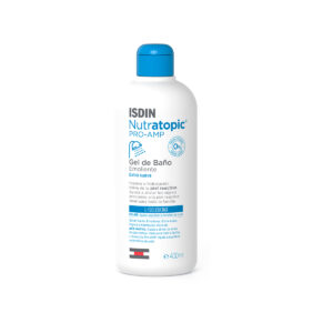 ISDIN Nutratopic Pro-AMP Gel de baño emoliente Piel reactiva 400ml