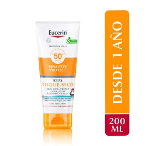 Eucerin Sun Kids Sensitive Protect Gel/Crema Toque Seco SPF 50+ 200ml