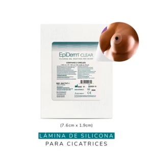 EPIDERM Lámina de Silicona EAC Areola (7.6 X 1.9 cm)