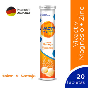 Vivactiv Efervescente Magnesio + Zinc 20 unidades