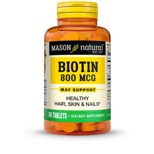 MASON natural Biotina 800 MCG x 60 tabletas