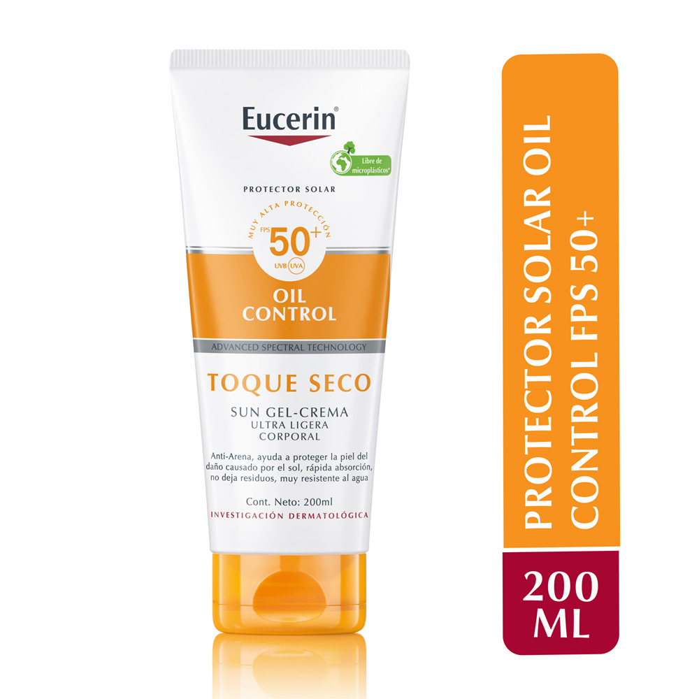 Eucerin Sun Gel-Crema Oil Control Toque Seco SPF 50+ 200ml