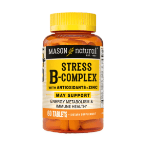 MASON natural Stress Formula B-Complex with Antioxidants + Zinc 60 tabletas