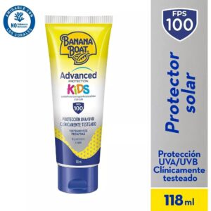 Protector Solar Banana Boat Advanced Protection Kids FPS100 118ml