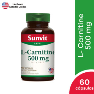 Sunvit L-Carnitine 500 mg 60 tabletas