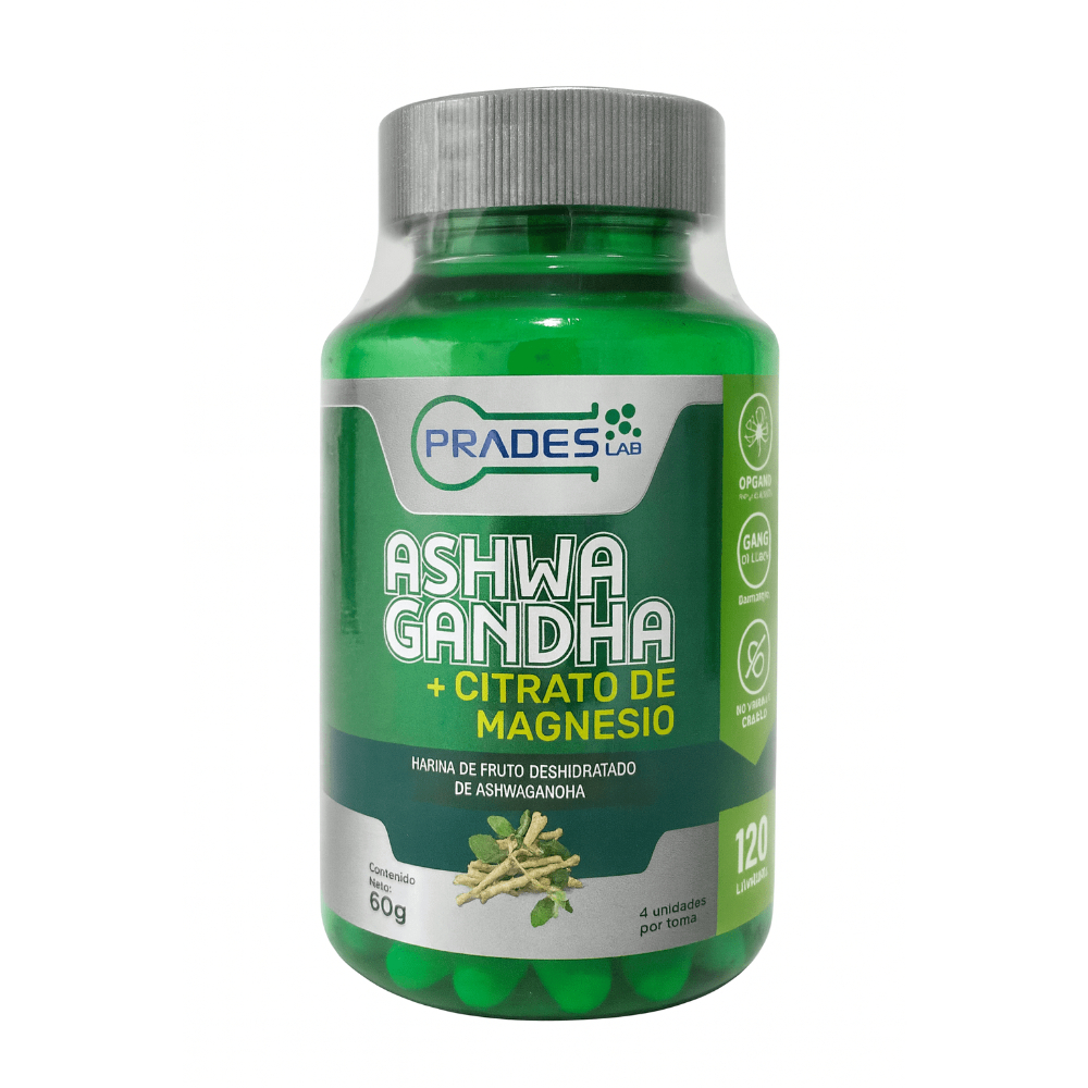 ASHWAGANDHA+CITRATO DE MAGNESIO X 120CAPS